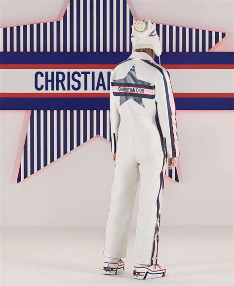 combinaison ski christian dior|DiorAlps Ski Suit White Three.